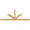 Ekena Millwork Richland Timber Gable Bracket, Western Red Cedar, 96"W x 48"H x 3 1/2"D x 3 1/2"F, 12/12 Pitch GBW096X48X0404RIC00SWR - alternate 5